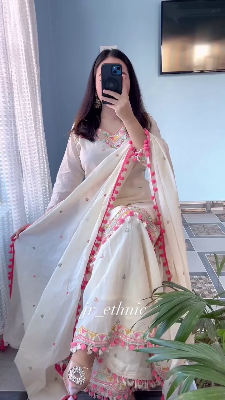 Embroidered Ethnic Suit Set