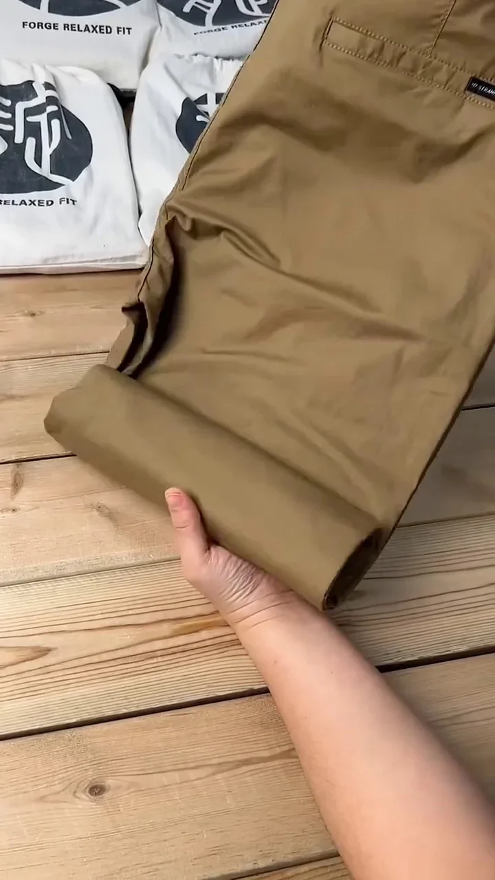 Men’s Slim Fit Formal Pants, Classic Flat Front, Professional Wear